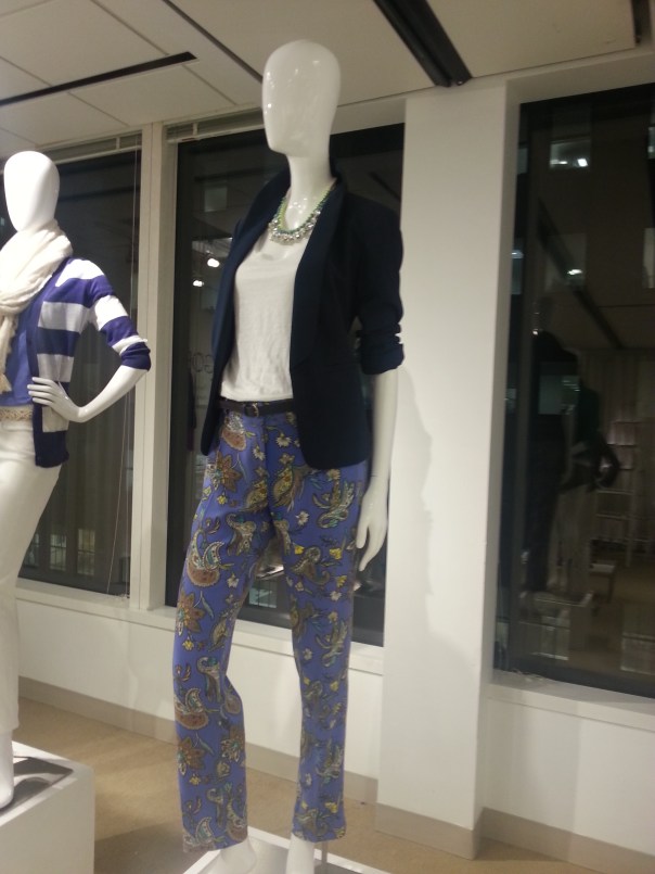 LOFT 2013 Linen Pattern Pants