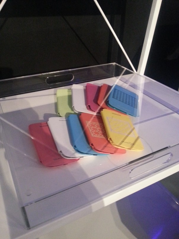 Samsung customizing Galaxy 3 and Galaxy Note 2 cases NYFW Lincoln Center