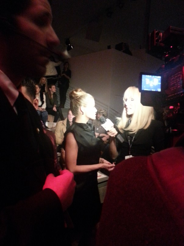 Carmen Electra at Vivienne Tam fall 2013 fashion show