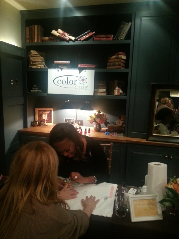 Color Club nail touchups at Birchbox Soho House #NYFW