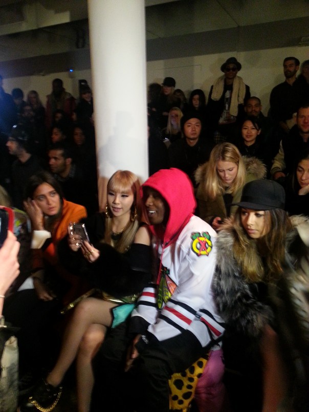 ASAP Rocky at Jeremy Scott#NYFW FW13