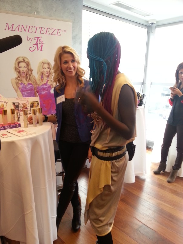 MANETEEZE by T and M .Fragrance for hair #CrierNYFW beauty lounge