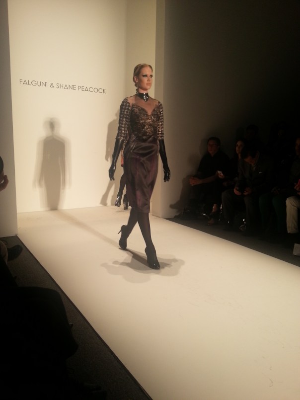 Falguni and Peacock LC#NYFW FW13