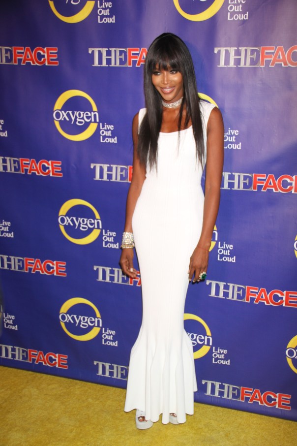 Naomi Campbell at The Face Premiere on Oxygen