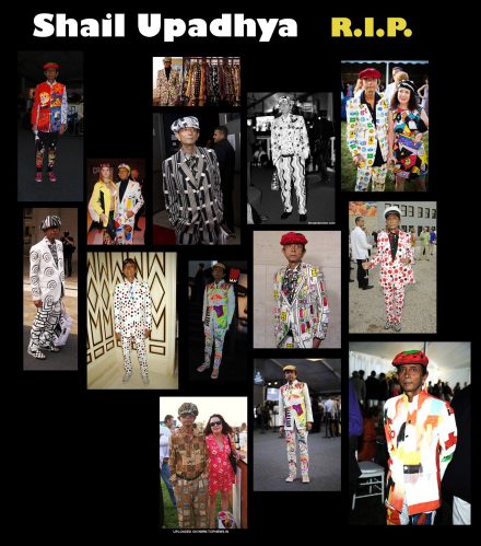 R.I.P. Shail Upadhya. One of the most colorful, original people to grace the tents during New York fashion week!!!