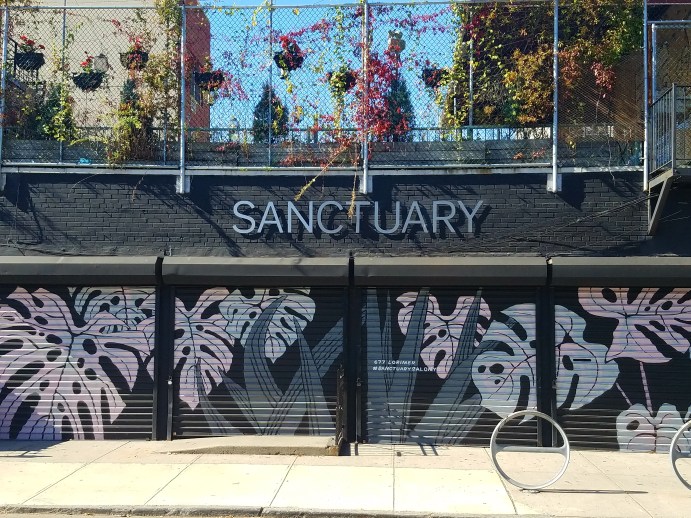 Sanctuary Salon Outside